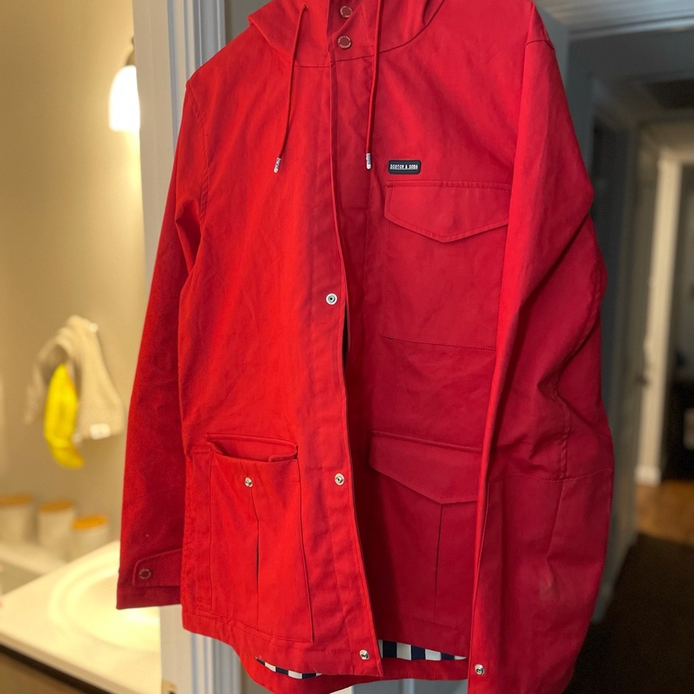 Hooded Zip Front Utility Pocket Jacket